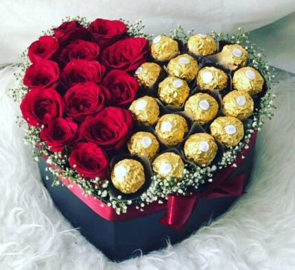 Heart Shaped Chocolate Hampers