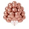 25 pcs Silver Metallic Chrome Balloons for Birthday Decoration items celebration Anniversary Girls Boys Men Women