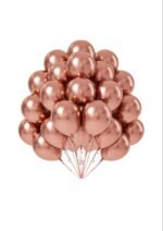25 pcs Silver Metallic Chrome Balloons for Birthday Decoration items celebration Anniversary Girls Boys Men Women