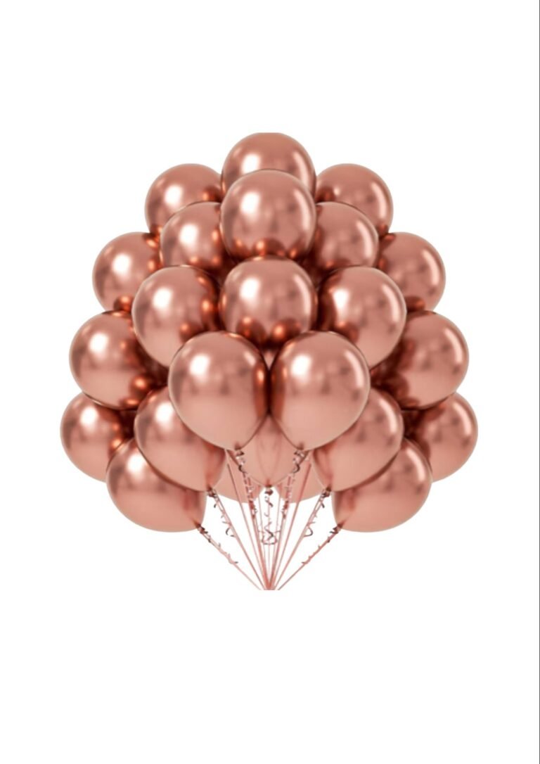 25 pcs Silver Metallic Chrome Balloons for Birthday Decoration items celebration Anniversary Girls Boys Men Women