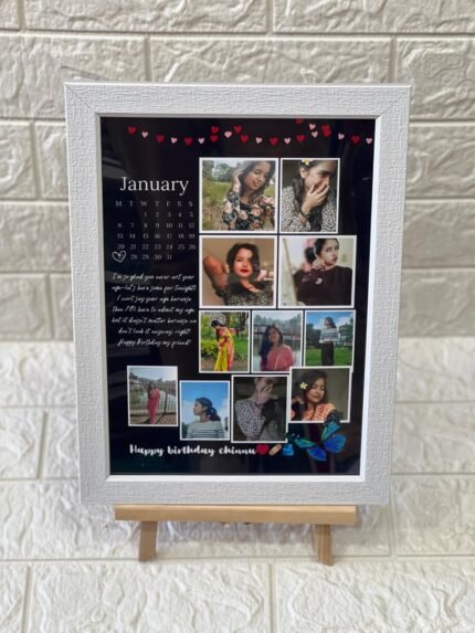 personalized A4 photo frame Birthday